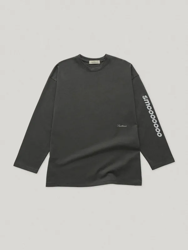 Smooo Logo Tee Charcoal (3nd)