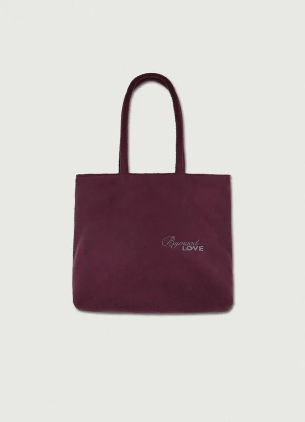 Fleece Roomy Bag [burgundy]