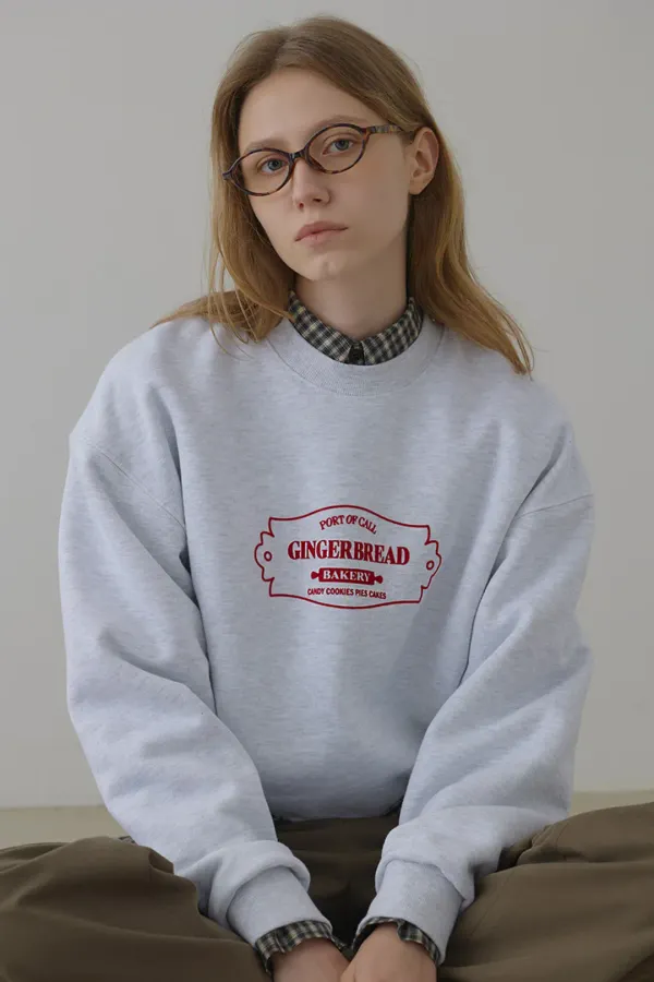 [2차]holiday gingerman swaetshirts_melange gray