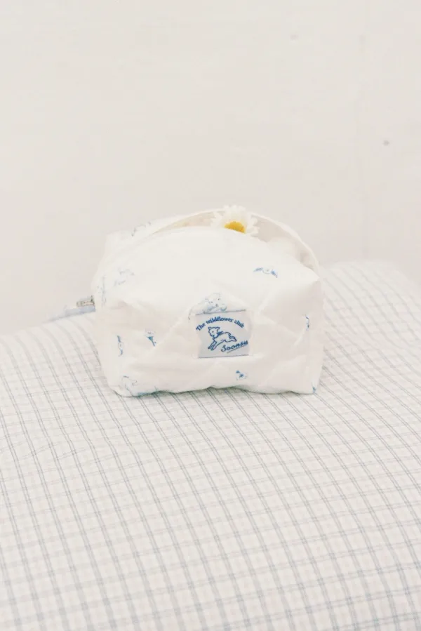Glossy Lambie Pouch (White)