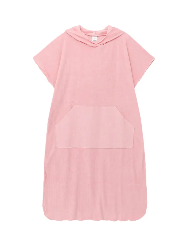 NOVA TERRY PONCHO_PINK