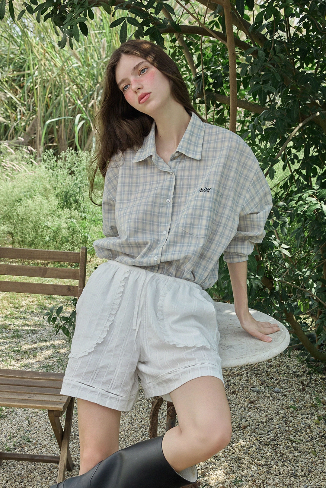 위드아웃썸머 Coffin lace shorts 상품 이미지 2