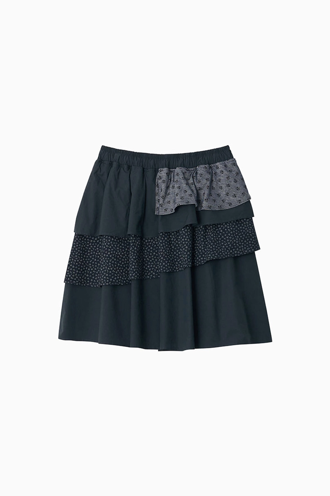 오헤시오 CANCAN LAYERED SKIRT, FLORAL NAVY 상품 이미지 1