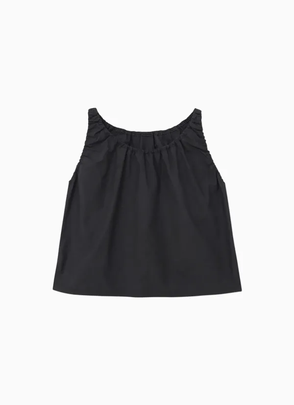3RD / Nina Shirring Sleeveless (Black)
