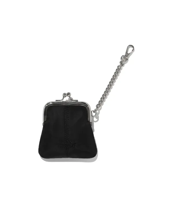 3star mini coin purse[black]