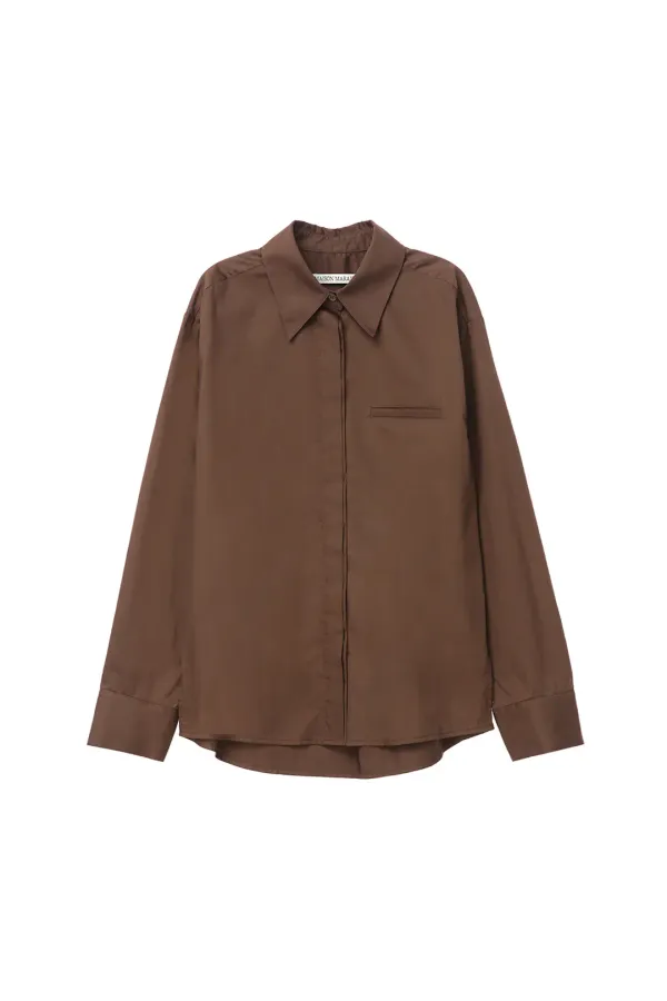 Clean Cotton Shirts, Brown