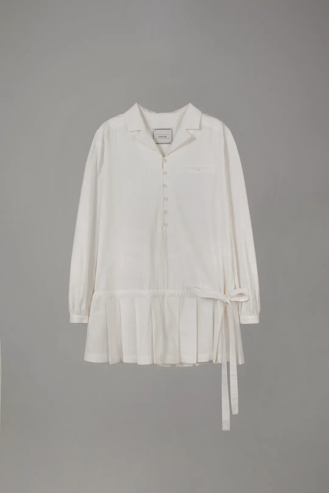 오버듀플레어 TAILORED PLEATS JUMPSUIT_WHITE 상품 이미지 3