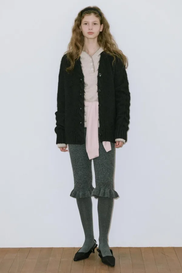 Hairy Fisher Cardigan (Black)