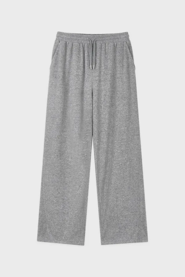 Velvet Easy Pants (Melange Grey)