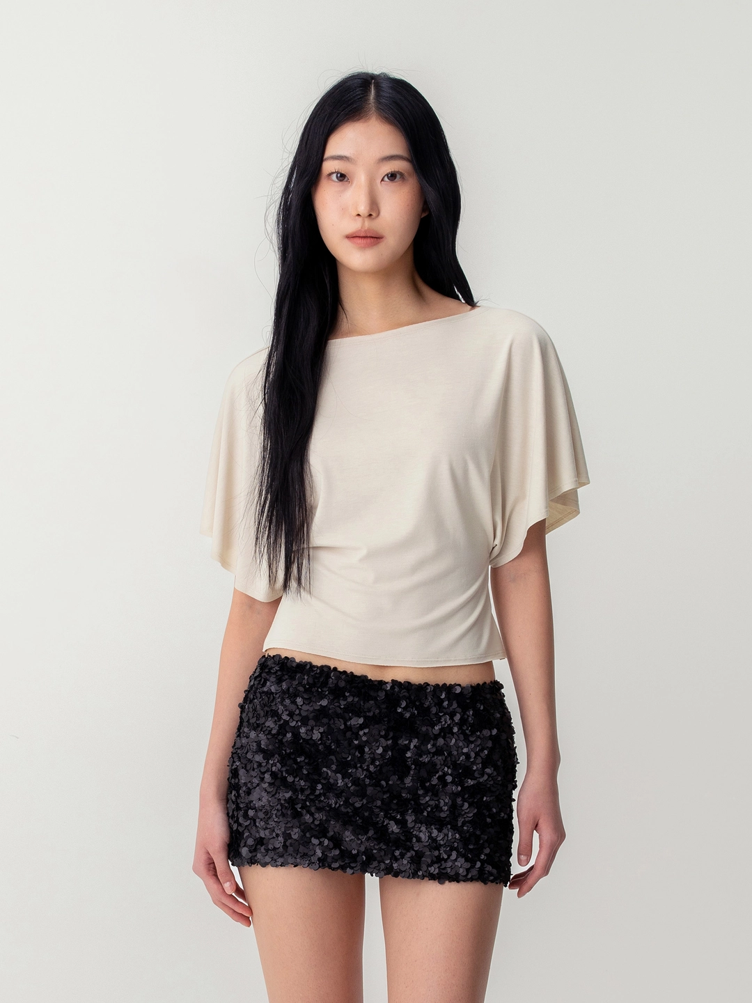 글로니 CORE HALF TEE (BEIGE) 상품 이미지 2