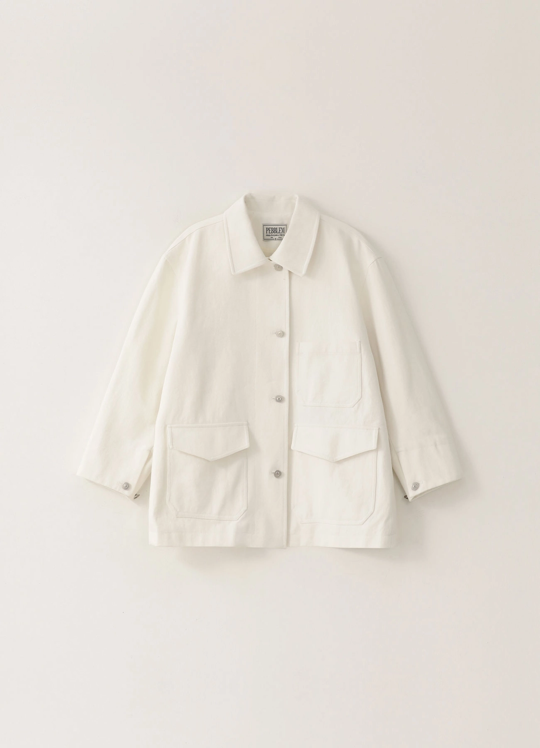 페블엠 4TH / Vintage Workwear Jacket - White 상품 이미지 1