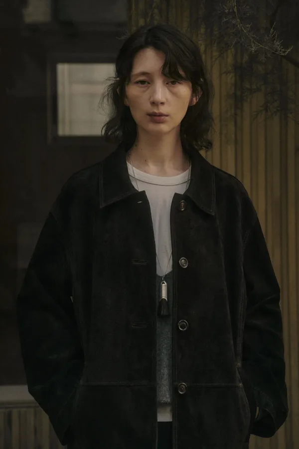 LOVELL PIGSKIN SUEDE JACKET_BROWN