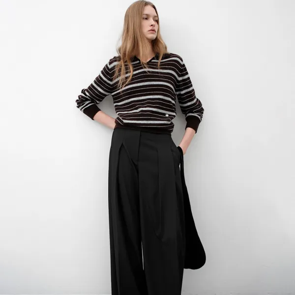 (PT-5713)AMBI TUCK WIDE FIT PANTS