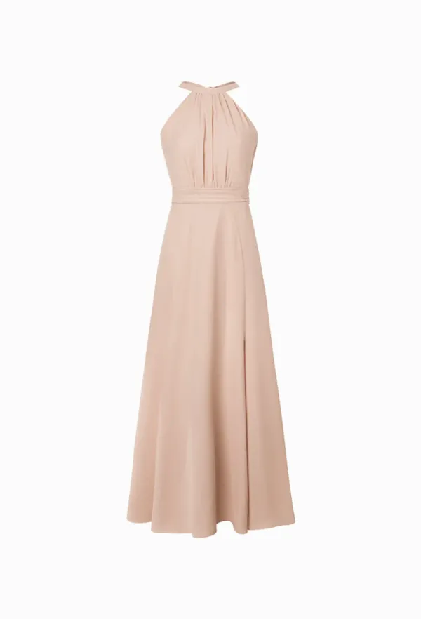 Isabel Halter-neck One-piece (Pink)