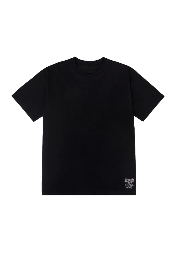 CUBIC LOGO OVERSIZED T-SHIRT BLACK