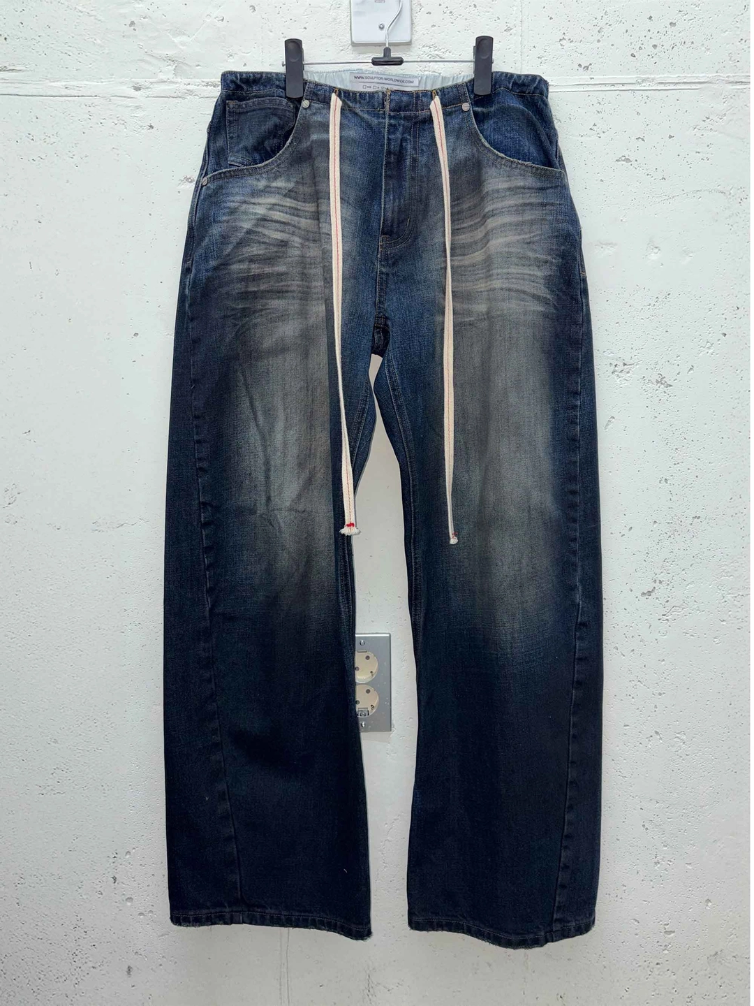 스컬프터 Brushed Denim Pants Mid Blue 상품 이미지 1