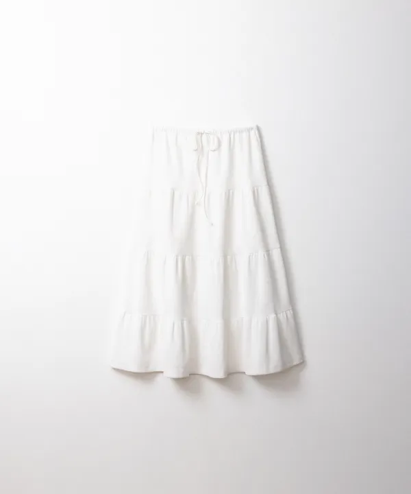 티어드 스커트 (ivory)