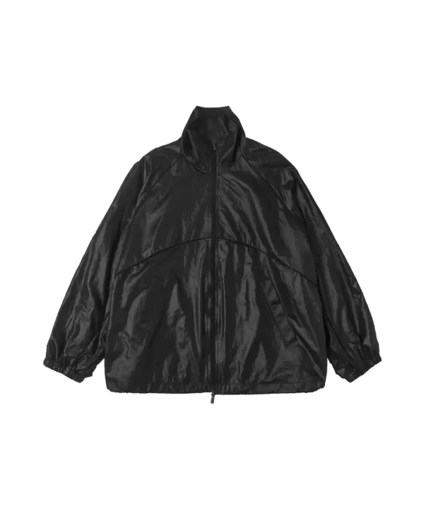 O3749 루즈핏 윈드브레이커_Black