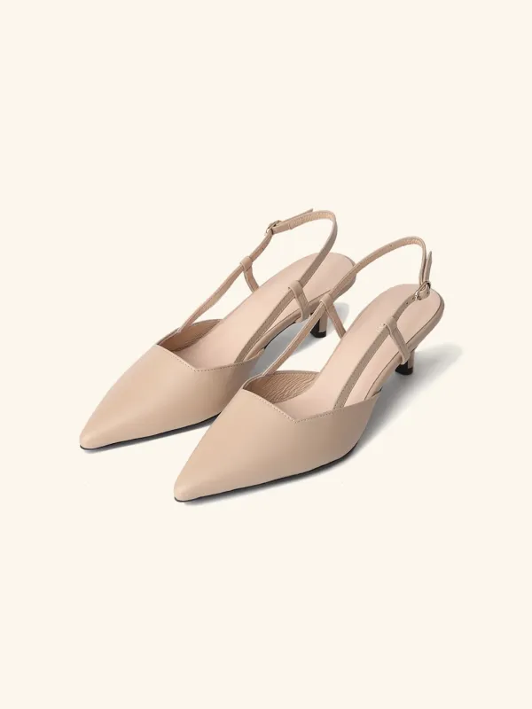 DEMOORE slingback / 베이지