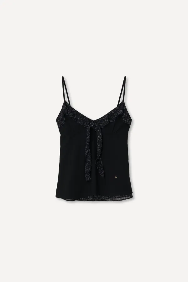 Crepe Dot Top