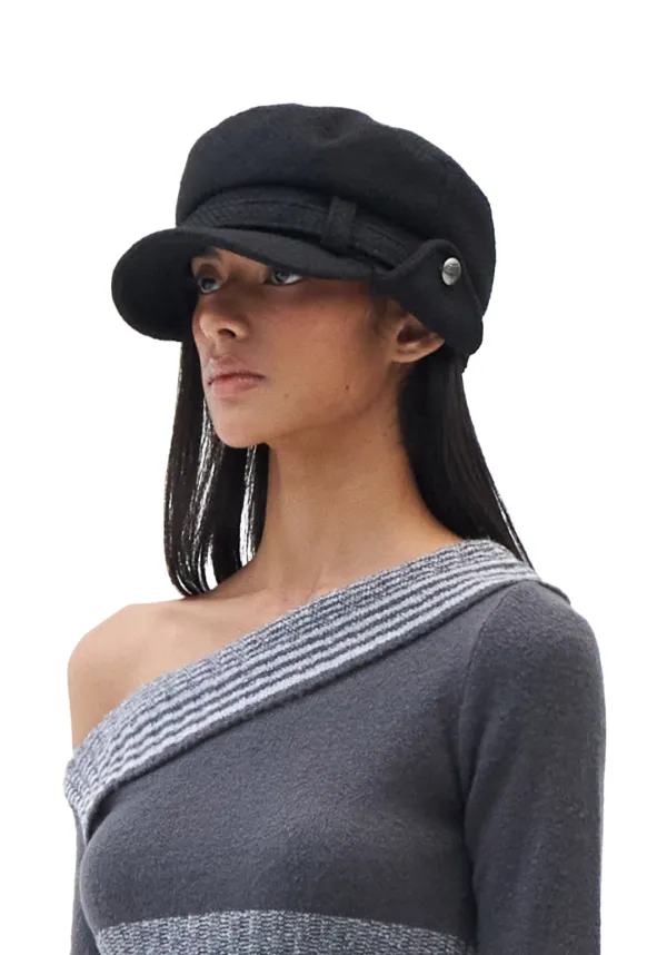 Heritage Newsboy Cap [Black]