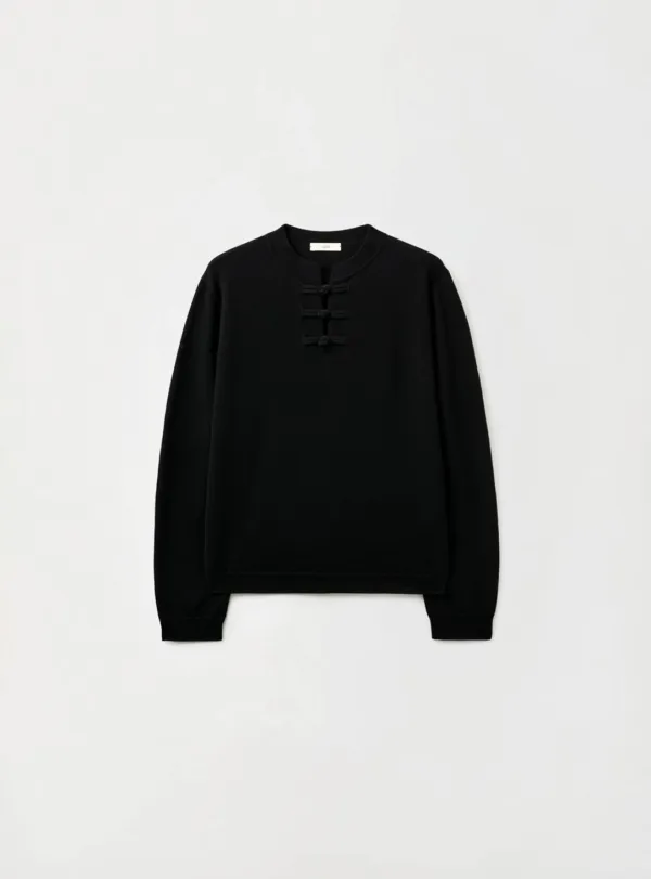 [3RD] KNOTTED BUTTON KNIT