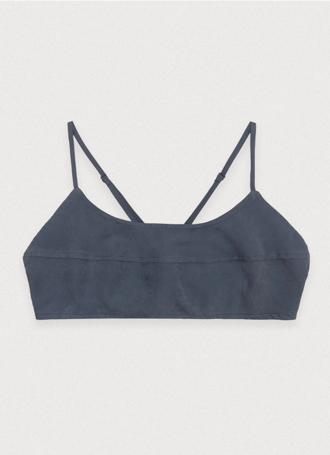포에토 Petit suede bra top - denim blue 상품 이미지 3