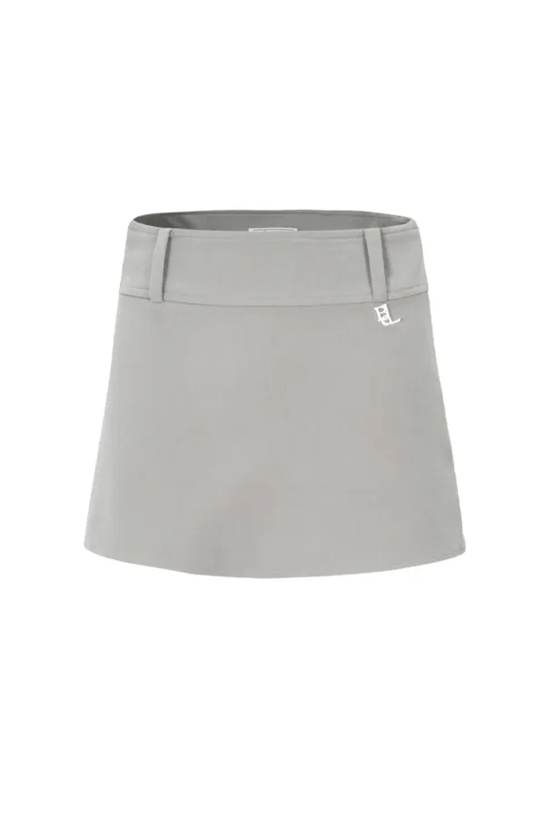 Belt mini skirt