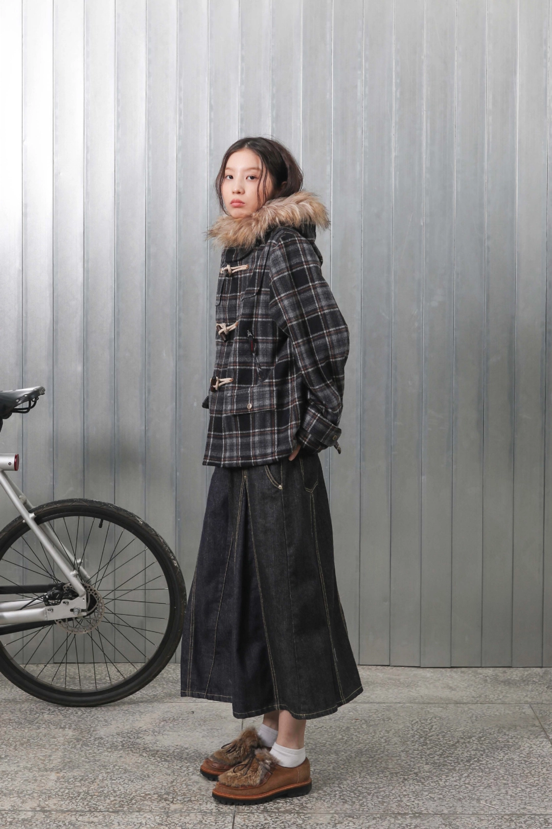 사파리스팟 Two Denim Long Skirts (Indigo) 상품 이미지 2