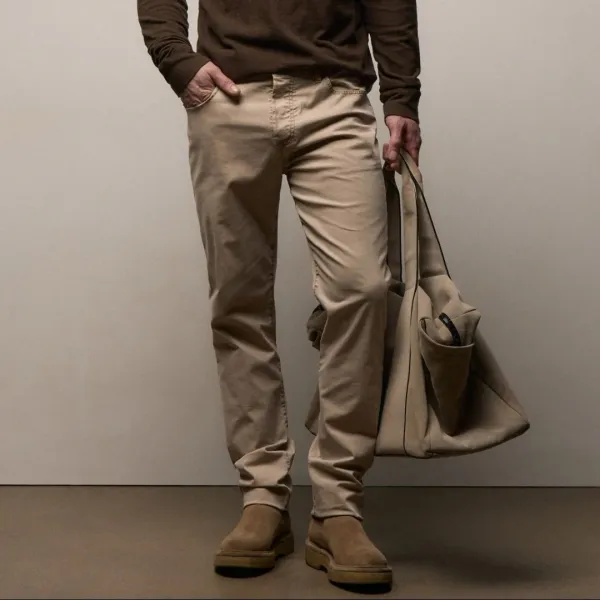 Brushed Twill 5 Pocket Pant - Stone Pigment