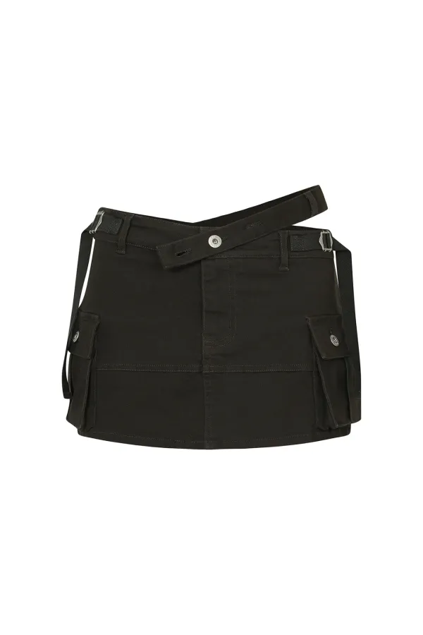 NIX MINI SKIRT deep khaki