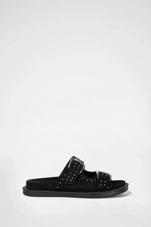 DUOLY BUCKLE SLIDE / BLACK