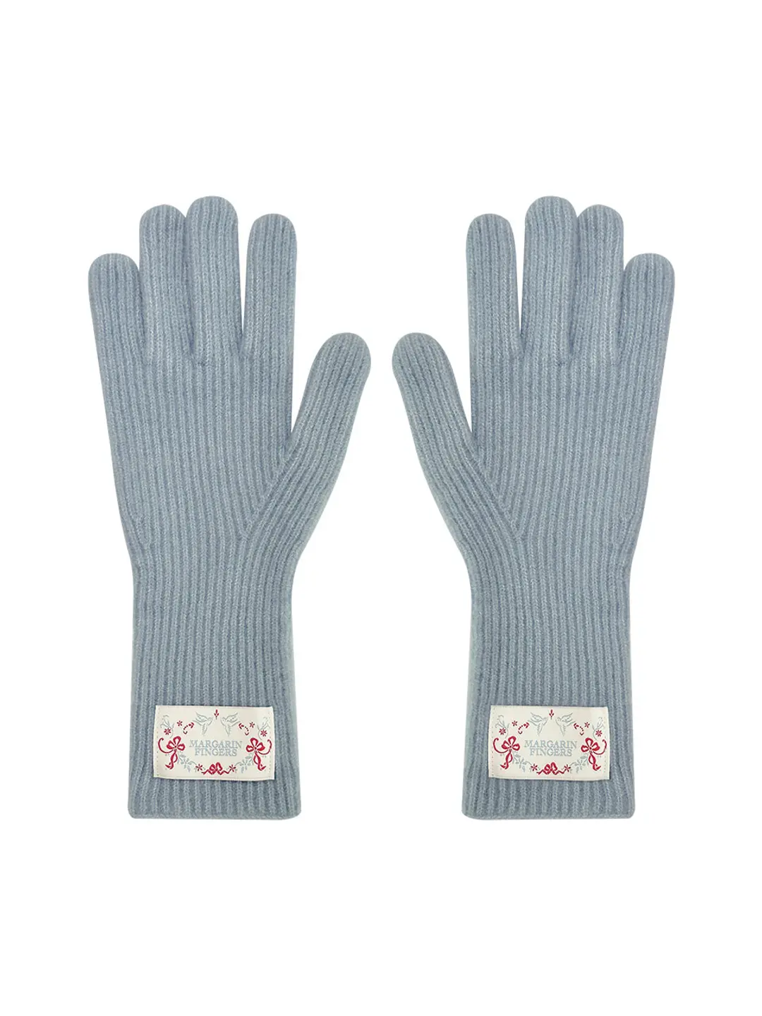 마가린핑거스 FINGER HOLE KNIT GLOVES (LIGHT BLUE) 상품 이미지 3