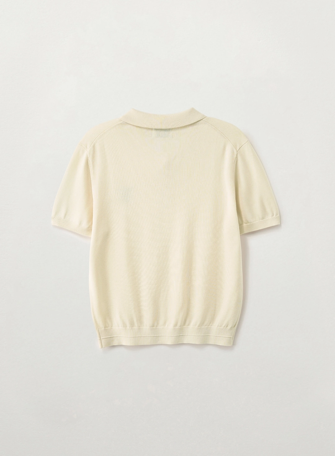 세터 (W) Classic Collar Half Knit - Cream 상품 이미지 2
