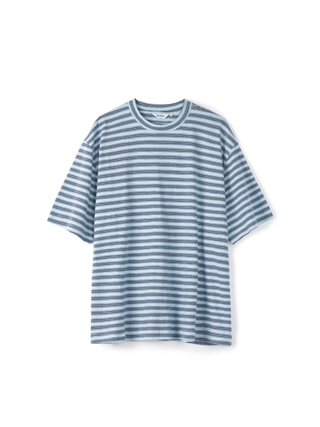 파르티멘토 Vintage Stripe Summer Tee_Faded Sky 상품 이미지 3