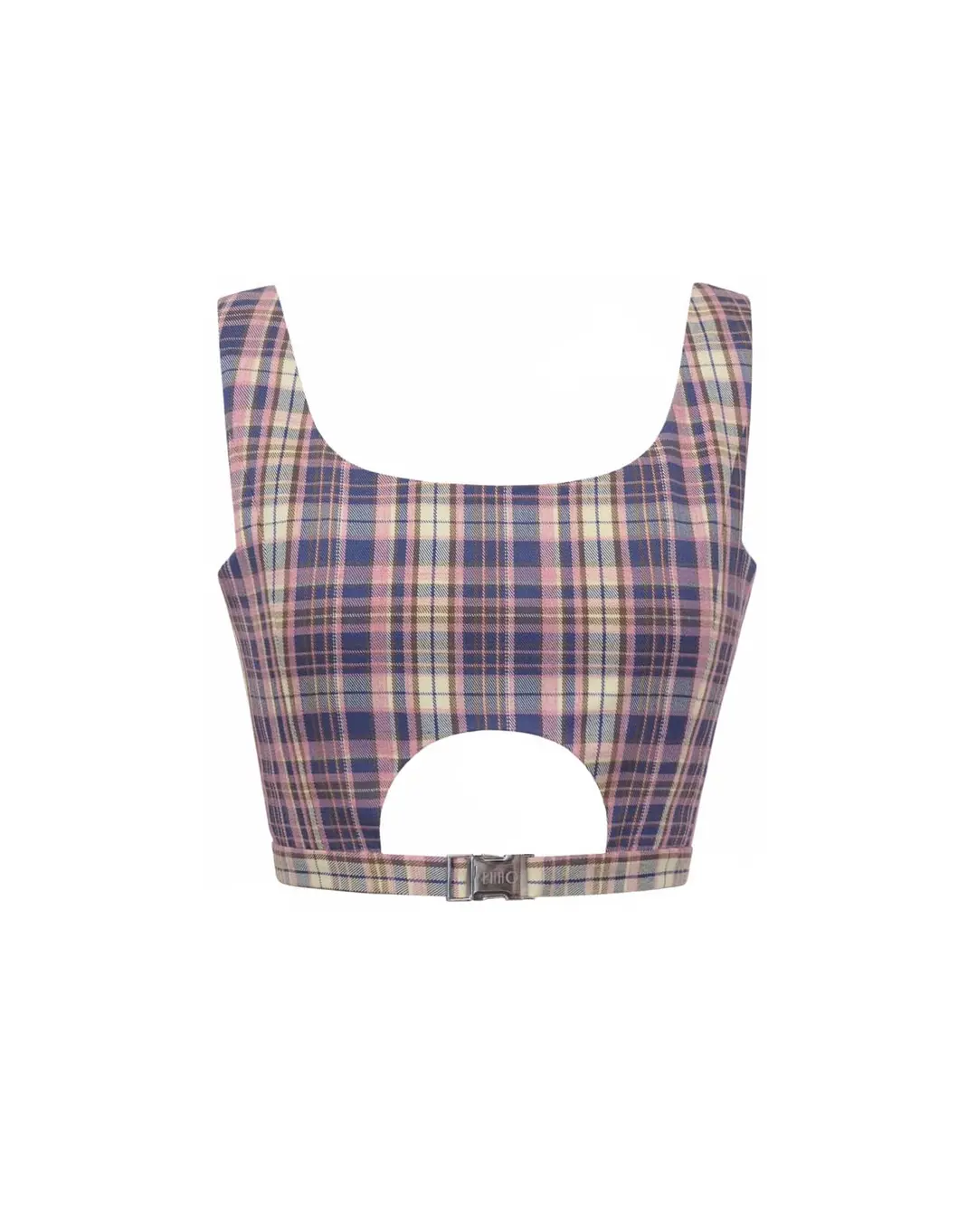 레호 BENTE PASTEL CHECK CROP TANK TOP 상품 이미지 1