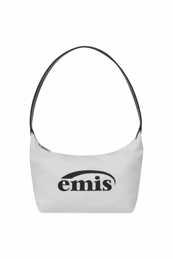 JERSEY HOBO BAG-WHITE