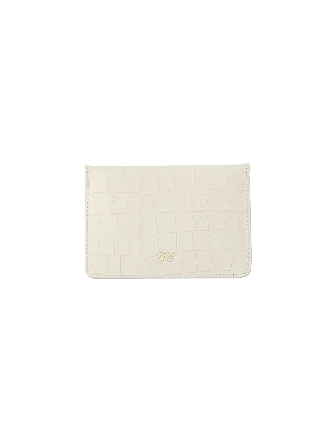 글로니 G CRACK LEATHER CARD WALLET (IVORY) 상품 이미지 3