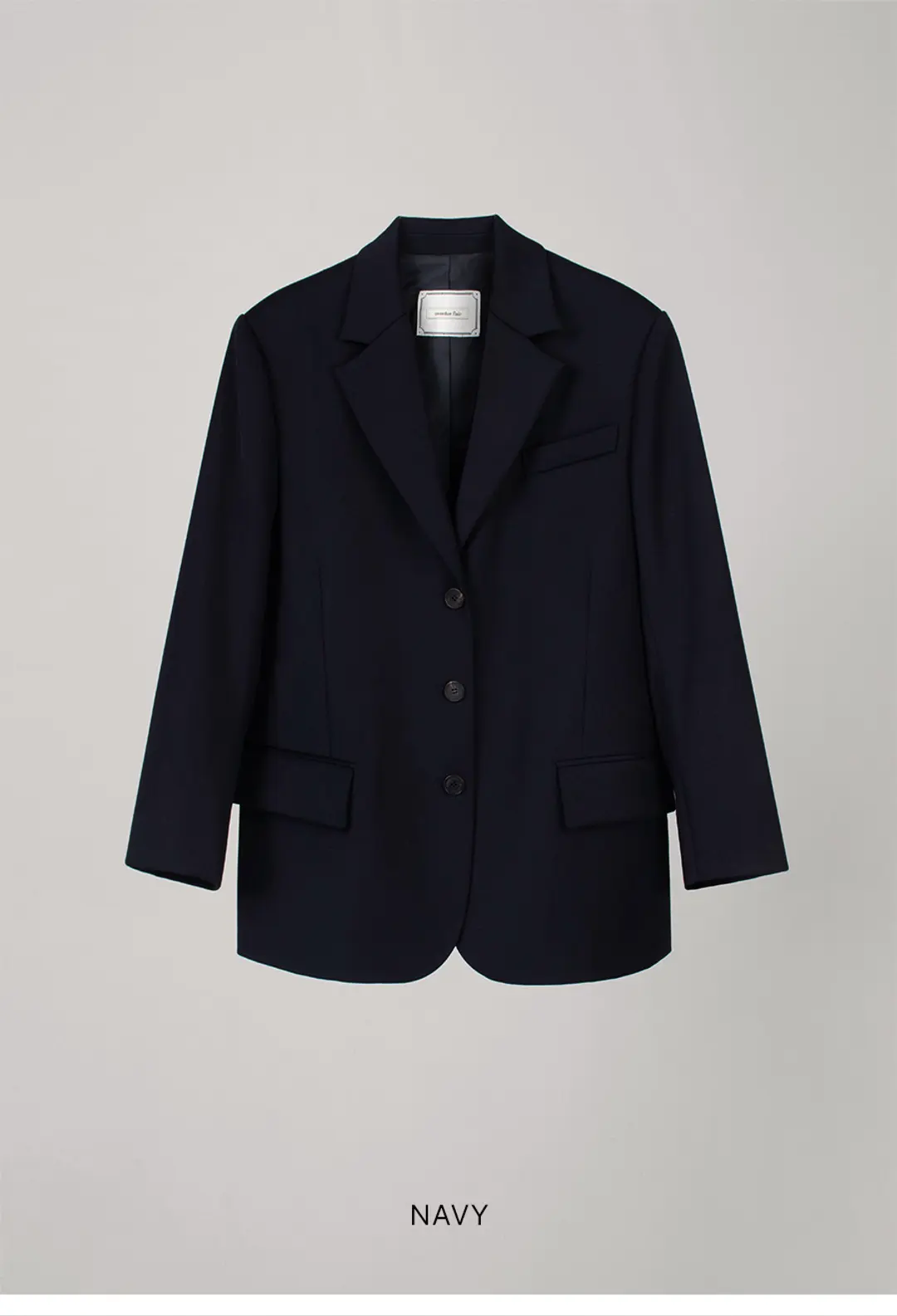 오버듀플레어 WOOL SINGLE JACKET 상품 이미지 3