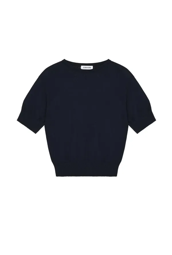 SUMMER HALF KNIT (NAVY)