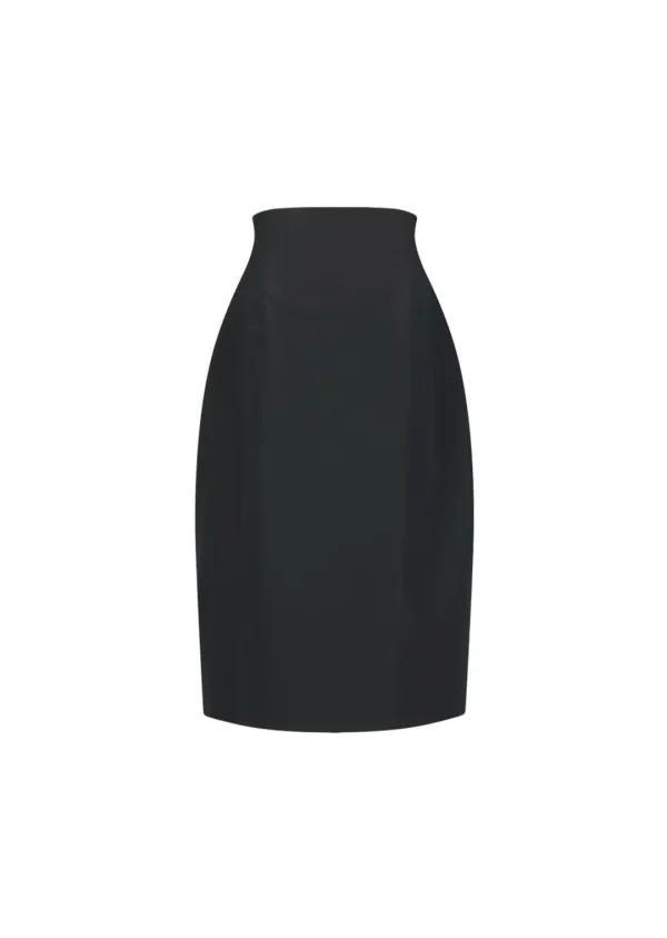 Curved Silhouette Skirt, Black