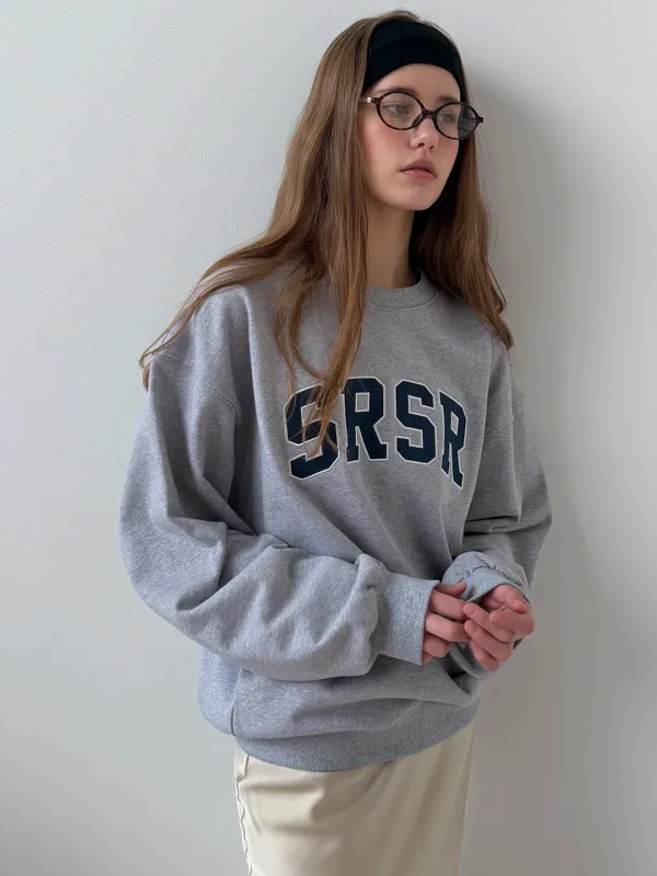 SRSR SIGNATURE SWEATSHIRT - GRAY+NAVY