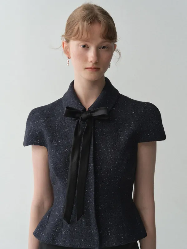 Ribbon Tie Iconic Jacket(3color)