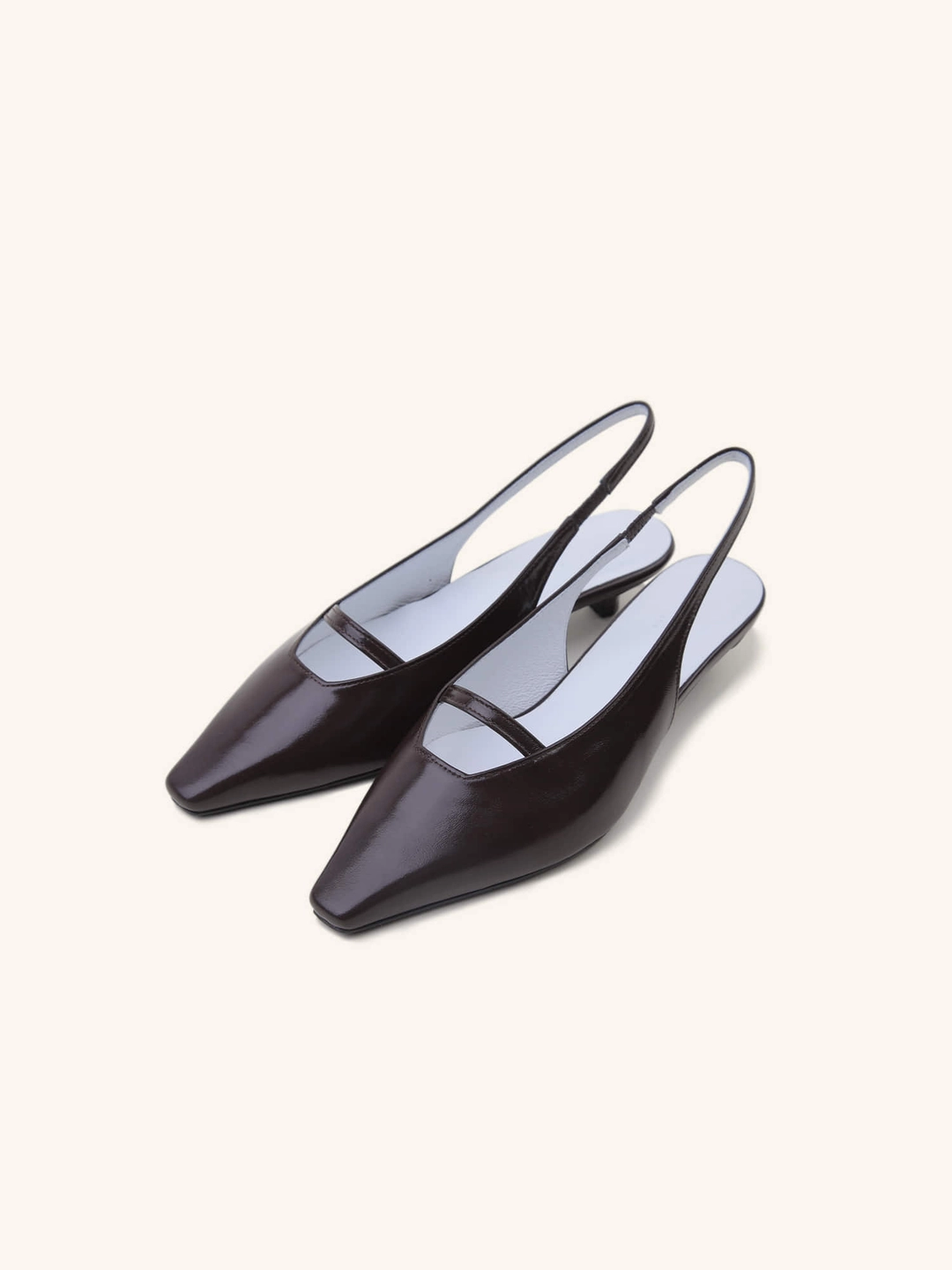 러브듀이 SILHOUETTE slingback  / 브라운 상품 이미지 1
