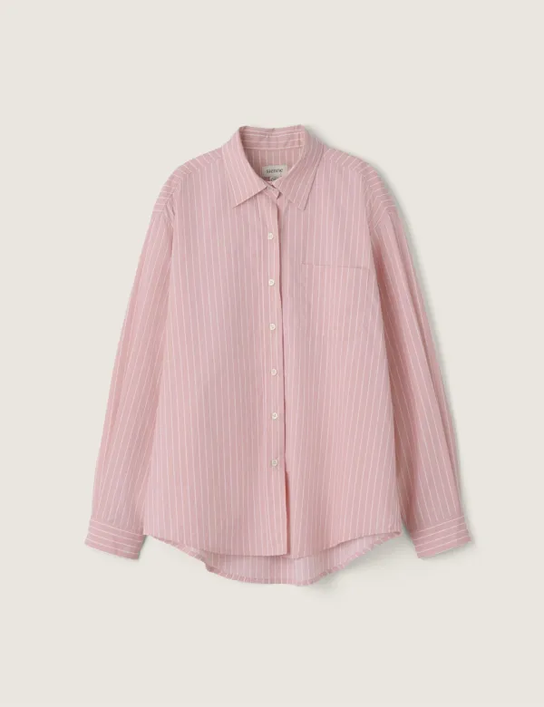Kelly Stripe Shirt (Pink)