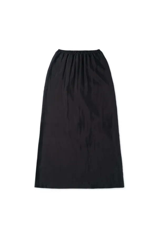 Fog maxi skirt_satin black