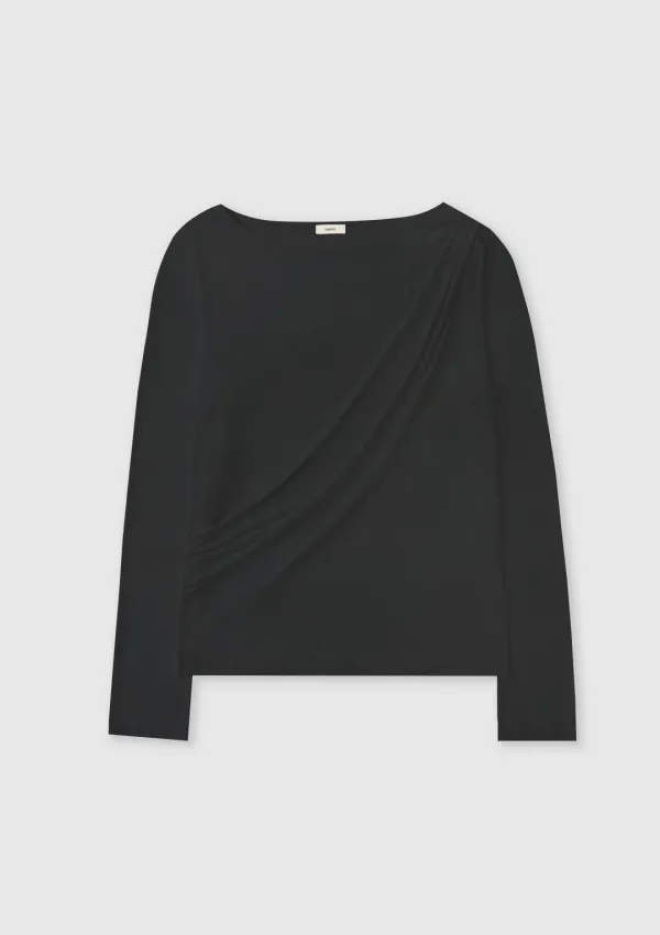 Drape Tee (Charcoal)