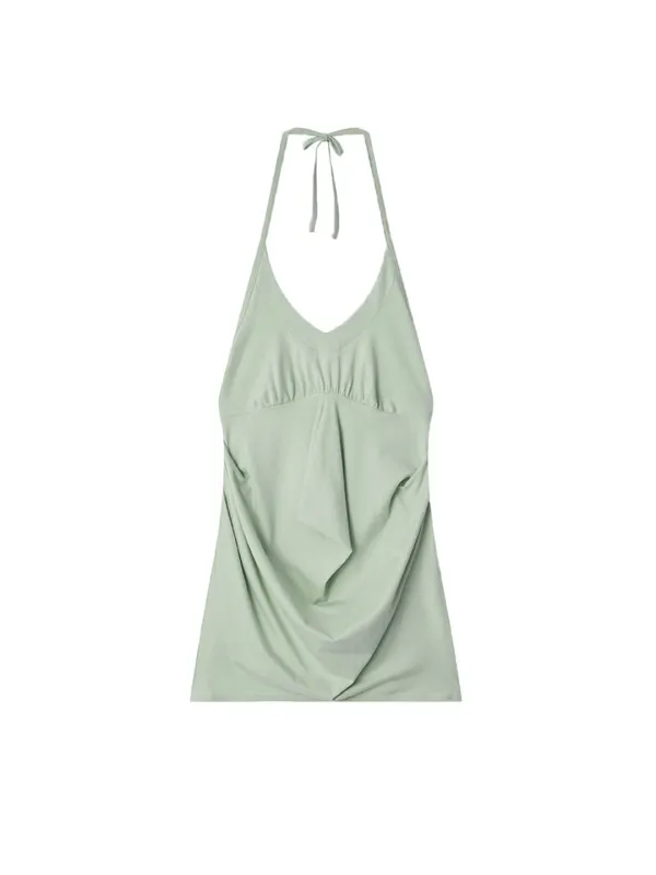 QUINCE HALTER TOP MELON