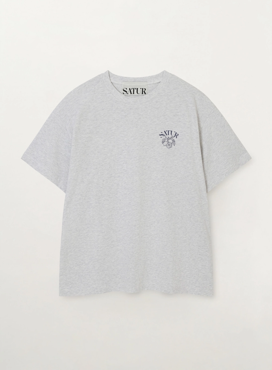 세터 Citron Back Logo T-Shirt - Melange White 상품 이미지 2
