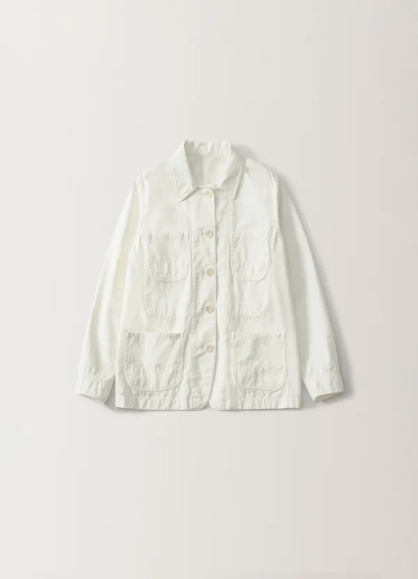 6TH / Cotton work jacket (White)